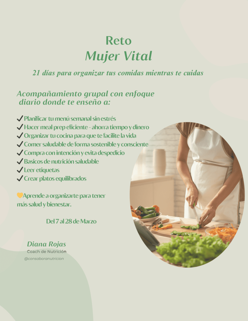 Reto Mujer Vital- Consaboranutricion